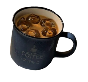 blue iced coffee